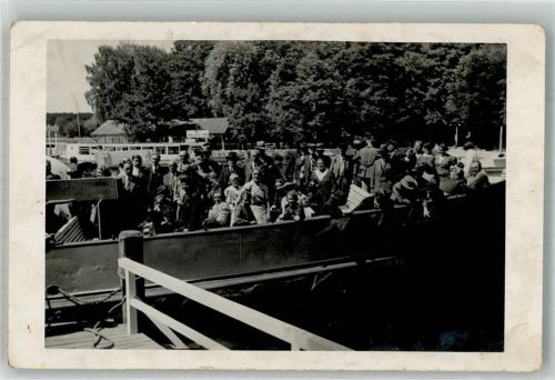 Friedenau Kraft durch Freude Reisegruppe an Bord eines Fahrgastschiffes Ort lt. Fotograf Robert Grimm