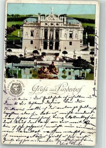 Linderhof 1907 Schloss Linderhof