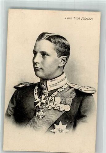 Der Prinz in Uniform mit Orden