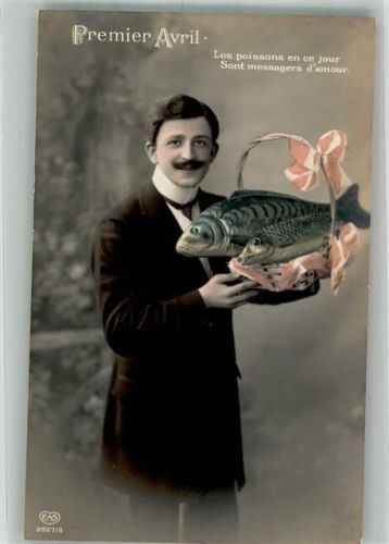 1911 Die Fische sind an diesem Tag Liebesboten EAS 3527/3