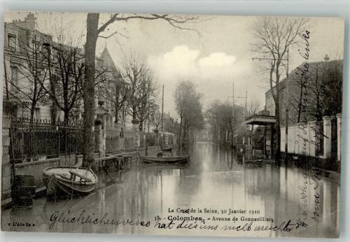 Colombes 1910 Hochwasser 1910 Seine