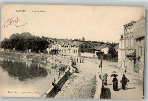 Saintes 1905 Le Quai Palissy