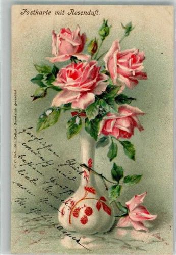 1904 Mit Rosenduft Leim lößt sich