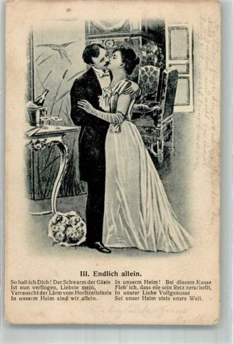 1904 III. Endlich allein Kunstverlag C. Zwayer