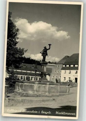 Lauenstein Marktbrunnen Fotograf Rudolf Mattanschowitz