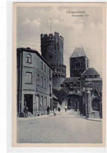Tangermünde Tangermünde mit Partie am Neustädter Tor ungelaufen Gute Erhaltung.