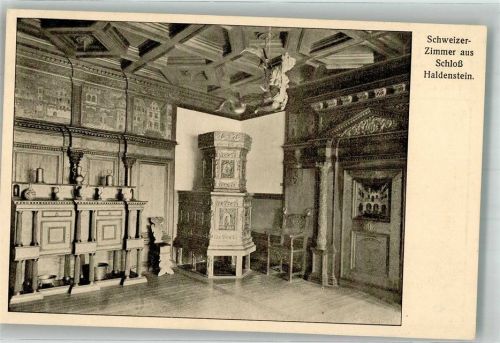 Schweizer Zimmer aus Schloss Haldenstein Aus d. kgl. Kunstgewerbemuseum