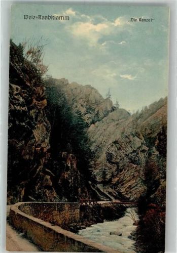 Weiz Raabklamm Die Kanzel