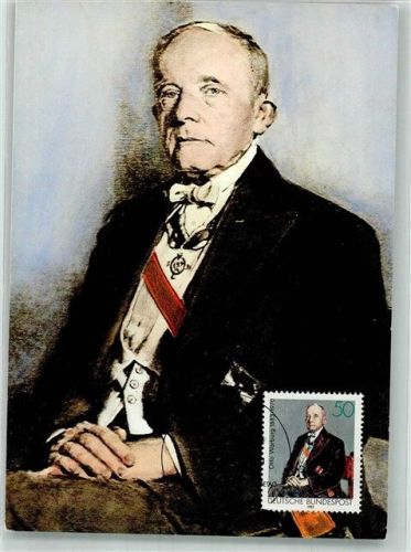 Portrait des Chemikers und Nobelpreisträgers Otto Warburg