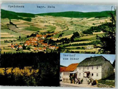 Speicherz Panorama des Ortes Gasthaus Zum Biber