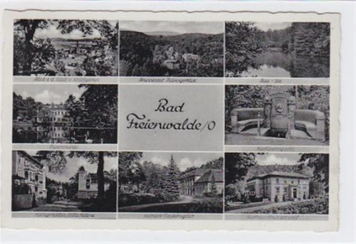 Bad Freienwalde Bad Freienwalde a. O. mit neun verschiedenen Abbildungen gelaufen. Gute Erhaltung.