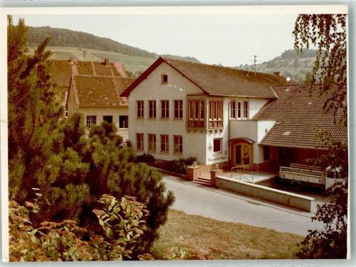 Auggen Winzergenossenschaft Foto Original aus Archiv eines Ansichtskartenverlags Ort handschriftlich