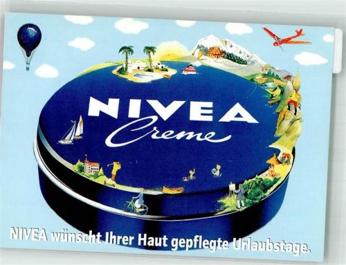 Nivea-Creme Ballon Fahrrad Segelflugzeug
