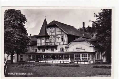 Fotokarte von Luisenthal i. Thür. Gasthof gelaufen 1938. Top Erhaltung.