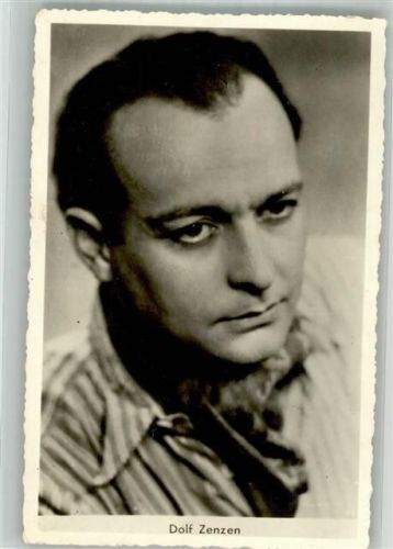 Portrait vom Schauspieler Dolf Zenzen