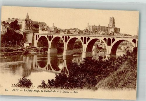 Albi Pont Neuf Die Chathedrale u. das Lycee