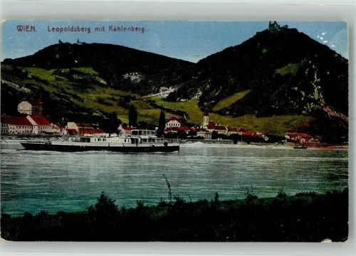 Wien Dampfschiff Leopoldsberg Kahlenberg