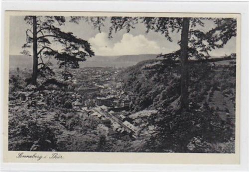 Sonneberg in Thüringen gelaufen 1941 kleiner Knick an der linken unteren Ecke Leichter Stempeldurchdruck, sonst gut erhalten