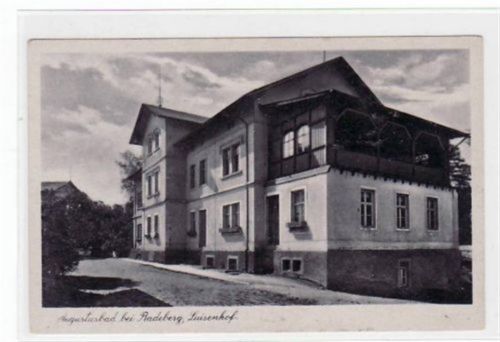 Liegau-Augustusbad Augustusbad bei Radeberg mit Luisenhof. Karte beschrieben Gute Erhaltung.