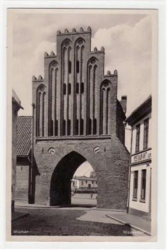 Wismar Wismar mit Wassertor ungelaufen Top Erhaltung.
