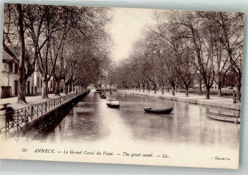 Annecy Le Grand Canal du Vassé