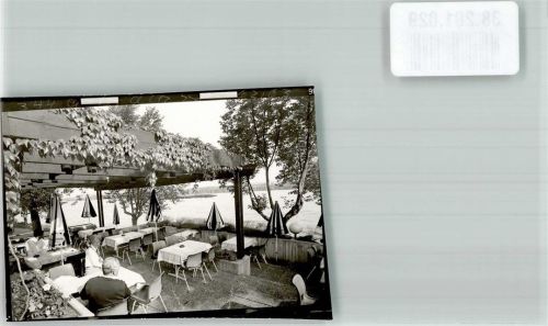 Geisenheim Gasthaus Rheinpavillon Terrasse Foto Original aus Archiv eines Ansichtskartenverlags Ort handschriftlich