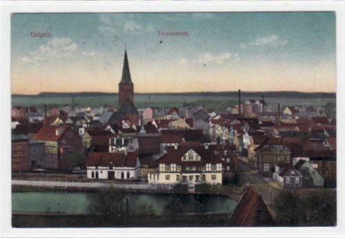 Uelzen Uelzen. gelaufen, 1920, eine Marke entfernt. leichte Abschürfungen, leicht fleckig, sonst gut erhalten