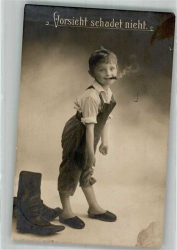 1912 Vorsicht schadet nicht Kind