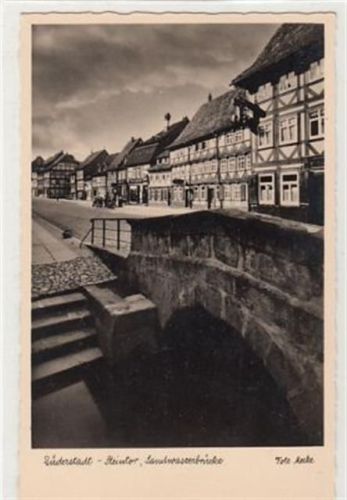 Duderstadt Duderstadt. Steintor, Sandwasserbrücke ungelaufen Top Erhaltung.