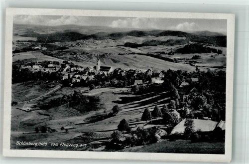 Schönberg Fliegeraufnahme Freigeg. d. R.L.M.