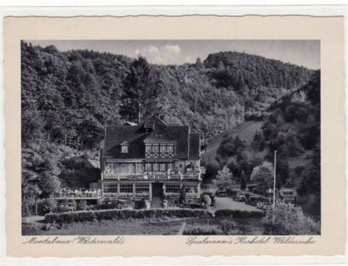 Montabaur im Westerwald mit Spielmanns Kurhotel Waldesruhe ungelaufen Top Erhaltung.