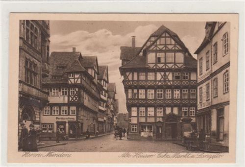 Hann Münden Hann Münden. ein Blick auf alte Häuser am Marktplatz ungelaufen Gute Erhaltung.