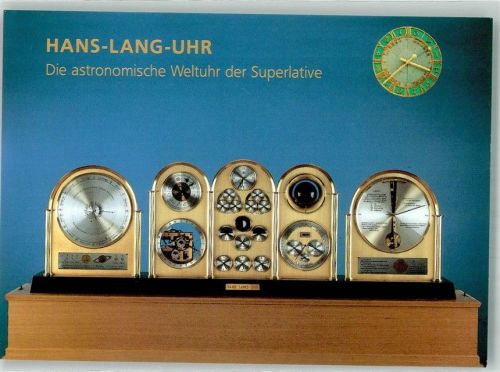 W7743 Furtwangen im Schwarzwald Deutsches Uhrenmuseum Hans Lang Uhr Uhr