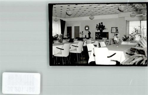 Fussingen Gasthaus Haus Schönblick Gaststube Foto Original aus Archiv eines Ansichtskartenverlags Ort handschriftlich