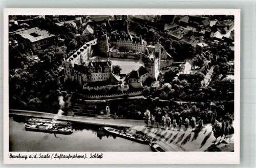 Bernburg Fliegeraufnahme Schloss