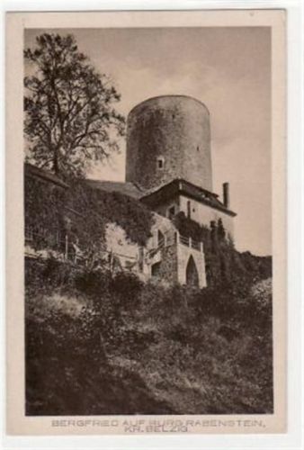 Bergfried auf Burg Rabenstein bei Belzig i.d. Mark. Postalisch nicht befördert. Top Erhaltung.