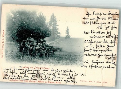 1898 Jäger bilden Schützenkette Fotograf Huber Adelskorrespondenz
