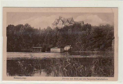 Lychen Hohenlychen mit Zensee und Blick auf die Pannwitz-Freiluftschule. Ungelaufen. Gute Erhaltung.