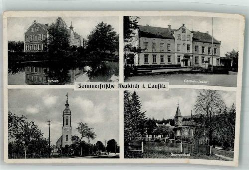 Neukirch Gemeindeamt Georgenbad Schule