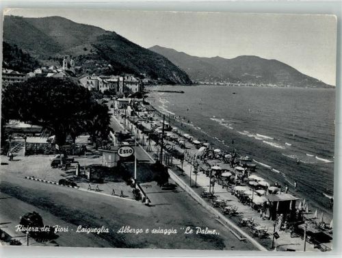Laigueglia Tankstelle Esso Pension Schwimmbad Le Palme