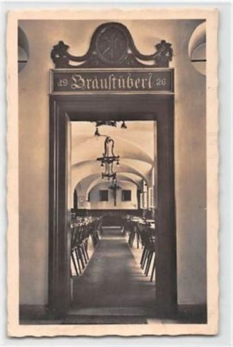 Scheyern, Oberbayern. Bräustüberl in der Klosterschenke gelaufen. Gute Erhaltung.