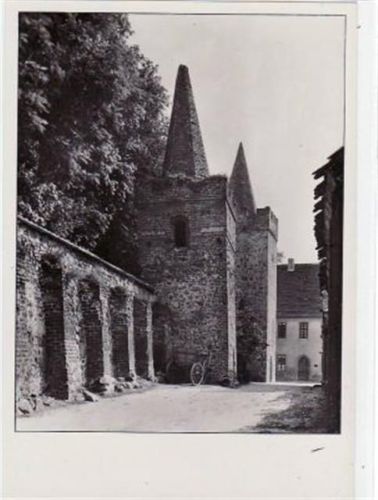 Zerbst Zerbst mit Stadtmauer ungelaufen Gute Erhaltung.