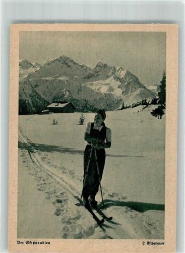 Foto Gschenauer L. Im Skiparadies Frau