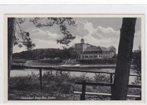 Ostseebad Deep - Mrzezyno / Kreis Greifenberg - Gryfice. Strandhotel ungelaufen Sehr gut erhalten.