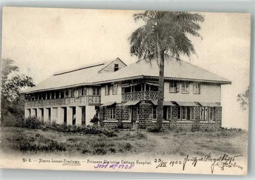 Freetown 1903 Krankenhaus Princess Christina Cottage Hospital