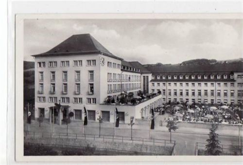Oberschlema mit Kurhaus und Kurhotel am Radiumbad ungelaufen kleiner Knick oben links, leichter Bug unten links, sonst gut erhalten