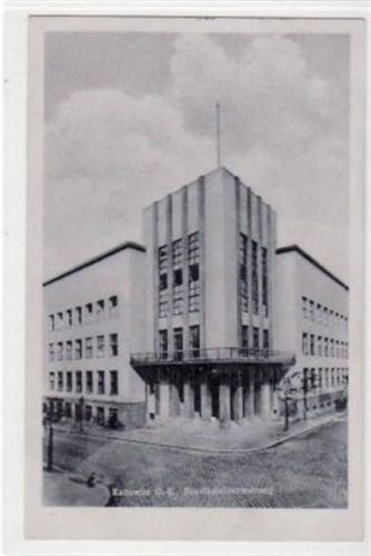 Kattowitz Kattowitz / Katowice mit Provinzialverwaltung gelaufen, 1944 kleiner Knick oben rechts, leichter Stempeldurchdruck, sonst gut erhalten