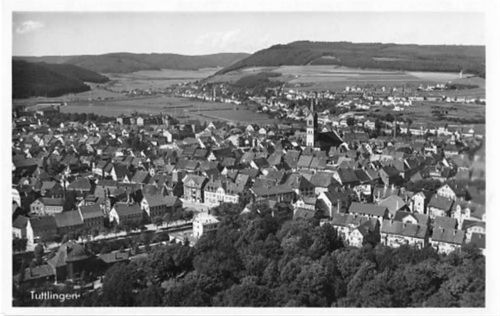 Tuttlingen Tuttlingen. Seitenansicht von der Stadt ungelaufen Gute Erhaltung.