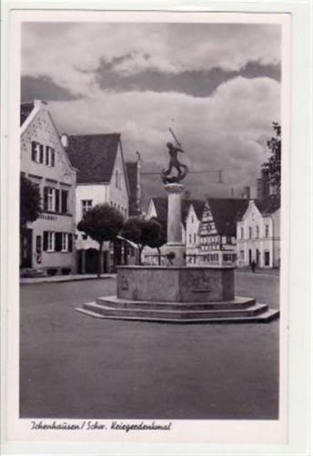 Ichenhausen mit Kriegerdenkmal ungelaufen Top Erhaltung.