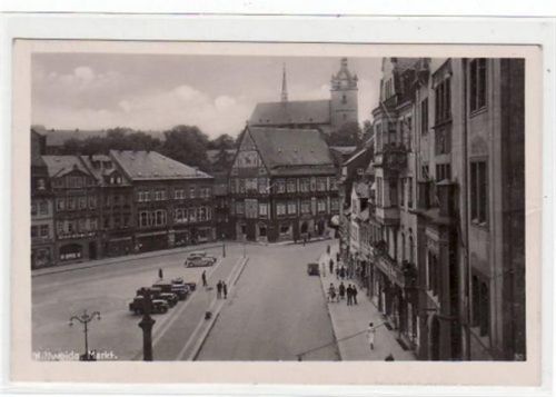 Mittweida Mittweida mit Markt gelaufen von 1944. Gute Erhaltung.